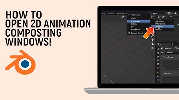 How to Open 2D Animation Composting Window in Blender [easy]