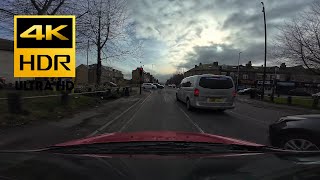 Driving Around Bradford (West Yorkshire, United Kingdom) 4k, HDR