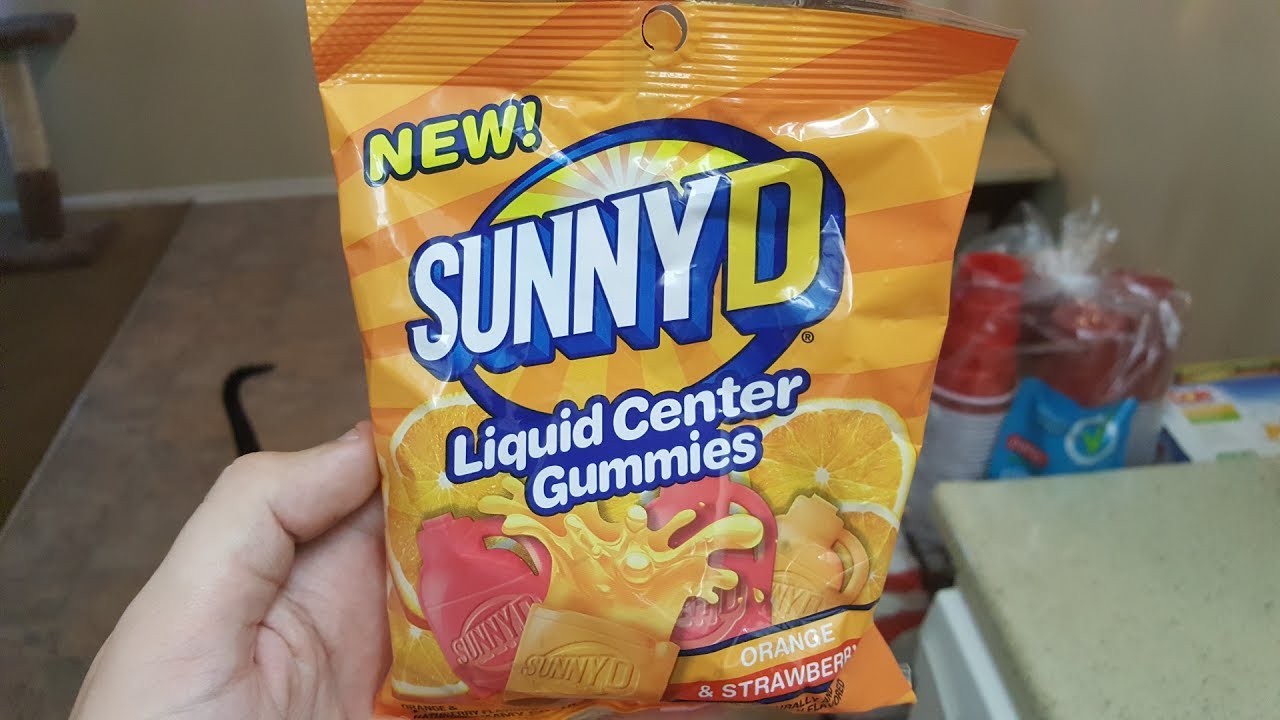 SunnyD Liquid Center Gummies Review Wreckless Eating YouTube