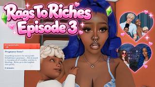 Broken, Bruised & Still Building 💔💸 | Rags to Riches Challenge | Sims 4 Let’s Play | EP 3