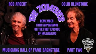 Rod Argent and Colin Blunstone of The Zombies Musicians Hall of Fame Backstage, Part Two.