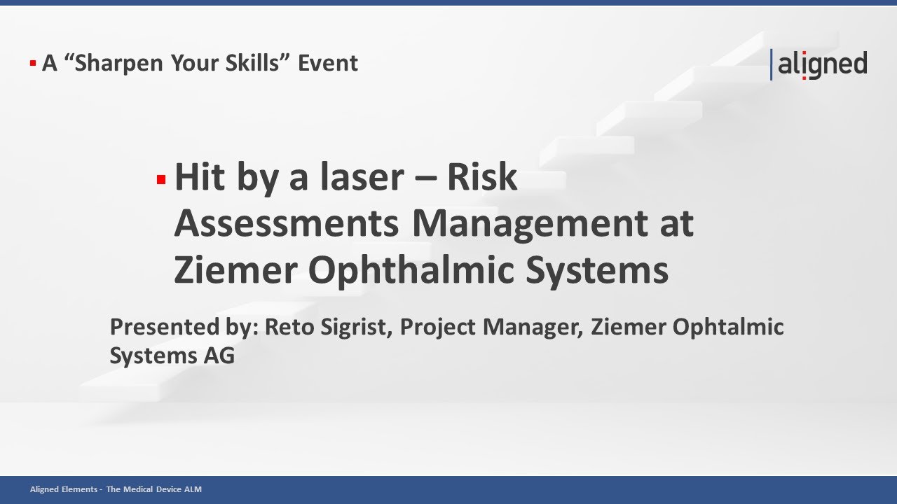 Hit by a laser Risk Assessments Management at Ziemer Ophthalmic