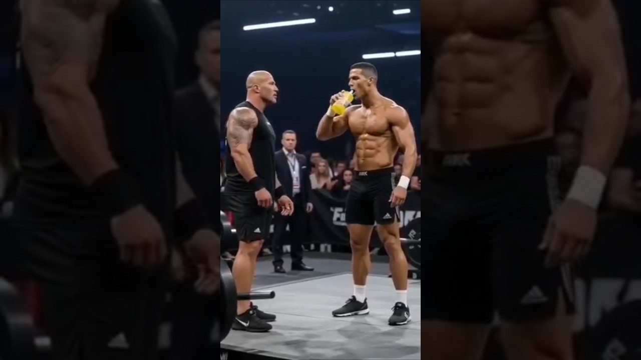 Ronaldo mocked by messi, neimer, mbappe 