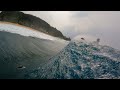 Insane surf session after massive eddie swell raw pov