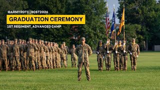 CST 1st Regiment Advanced Camp 2026 Graduation