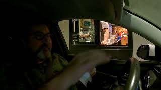 Picking up The Box Combo with Coke, Cane&#39;s Drive Thru, Tempe, Arizona, 12 May 2024, NGH22726