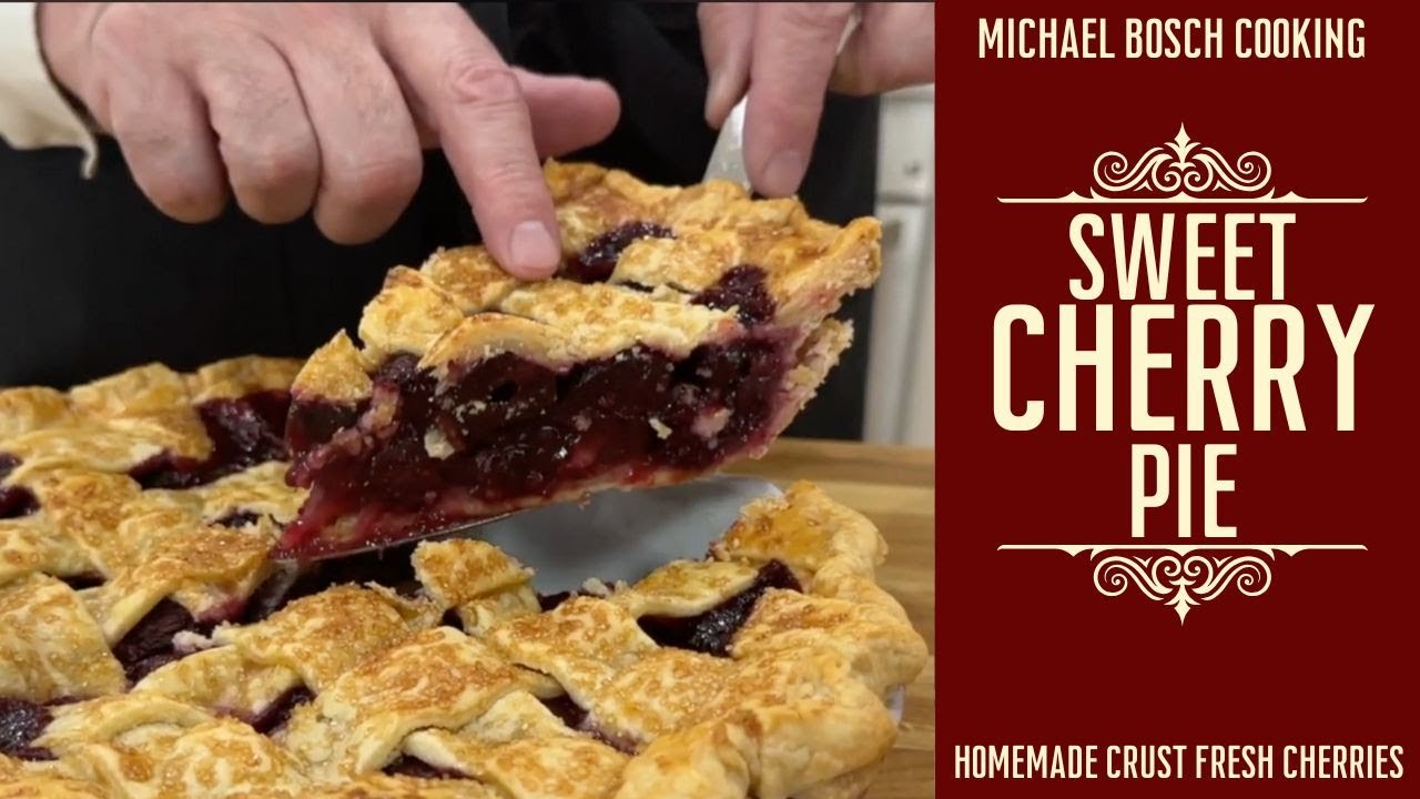 Sweet Cherry Pie with Flaky Homemade Pie Crust | Step-by-Step Recipe 🍒🥧