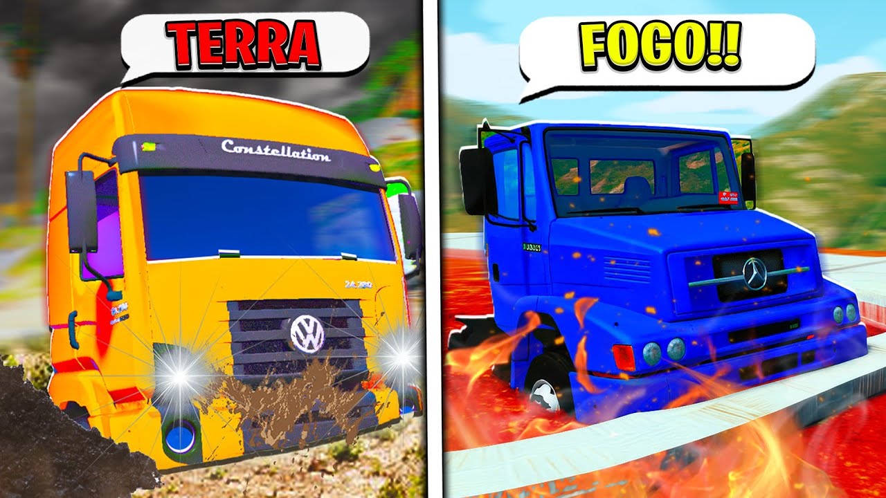  COLECIONANDO CAMINHÕES DOS ELEMENTOS GTA 5!!!