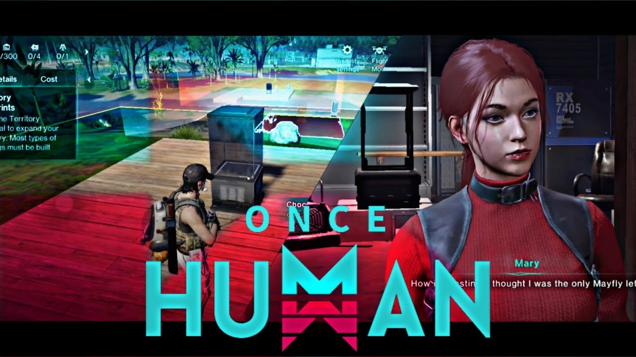 ONCE HUMAN | Gather resources and find a village | gameplay Part 2