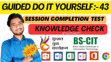 GUIDED DO-IT-YOURSELF SESSION 43 | BS-CIT SESSION 22