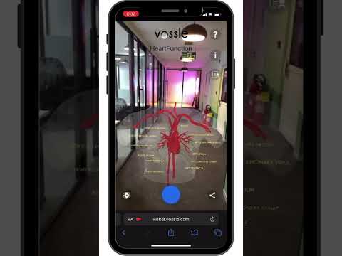 Human Heart Anatomy with Vossle AR