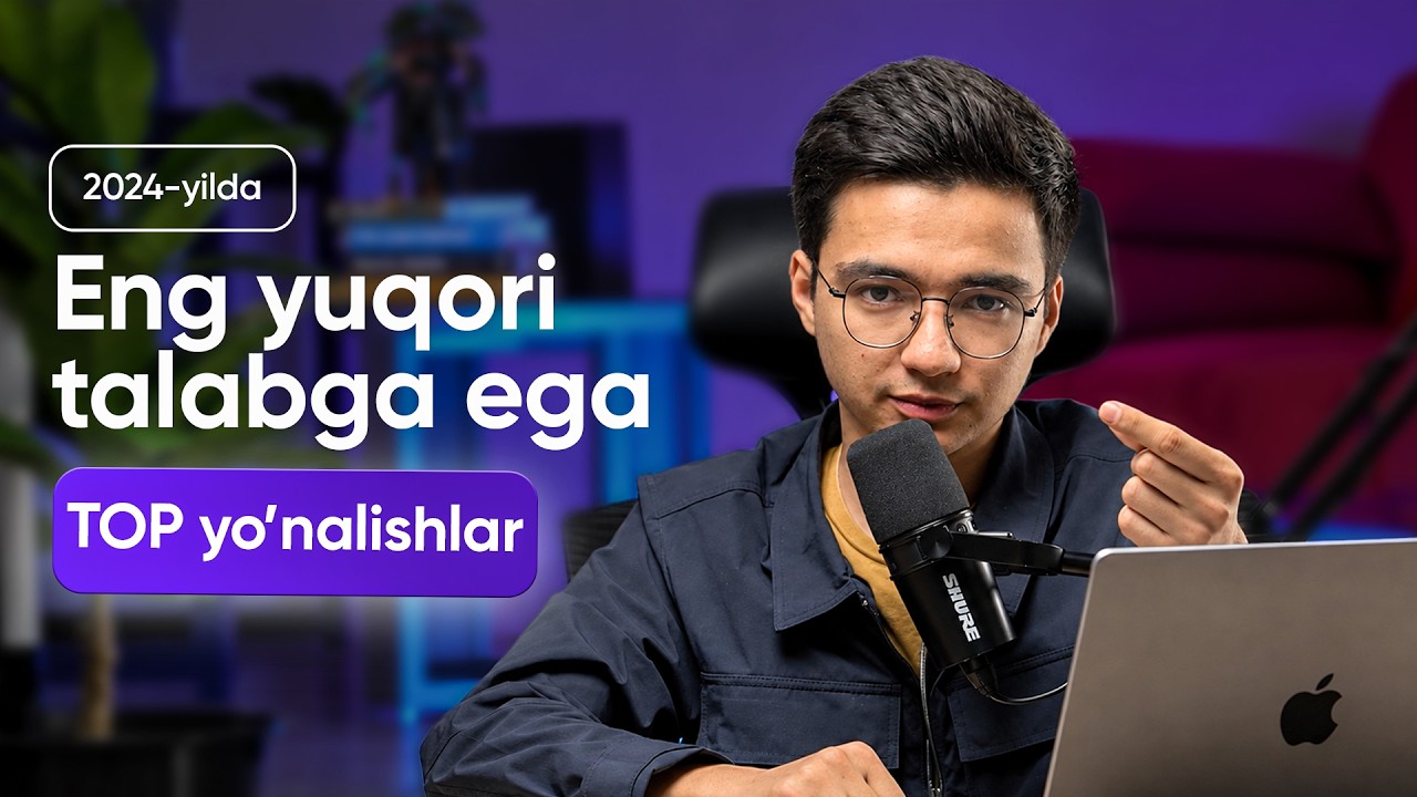 2024 yilda eng yuqori talabga ega TOP yo'nalishlar! Zamonaviy kasblar.