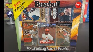 MLB Baseball Mystery Box Repack - 16 Packs - HOF Cards