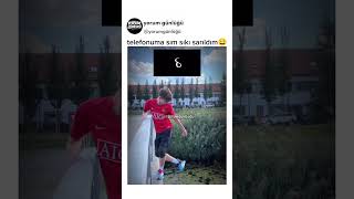 Telefonuma Sım Sıkı Sarıldım😅