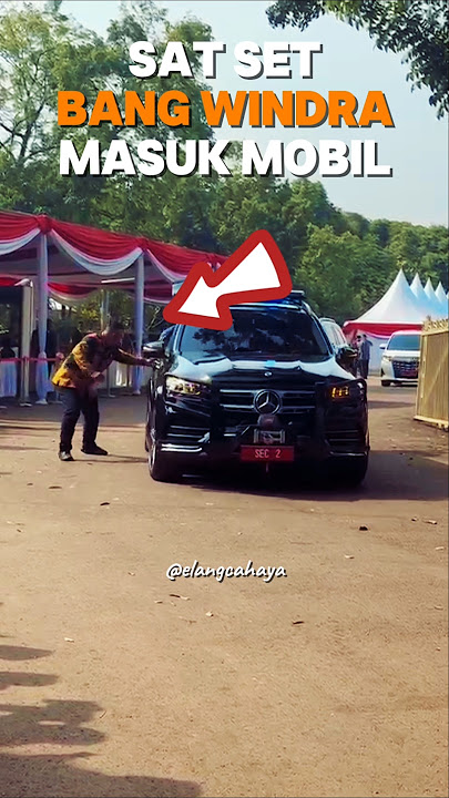 Gaya Bang Windra Masuk Mobil 😎
