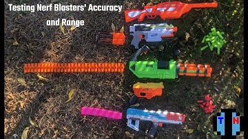Testing Nerf Blasters