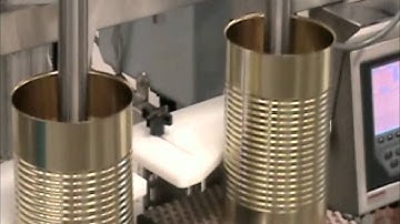 Semi Automatic Net Weight Filling Machine - #10 cans - botanical extracts - 15CPM