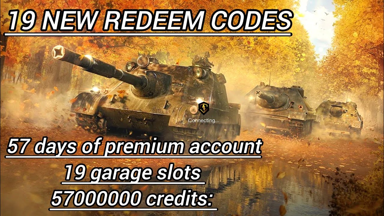 19 LATEST WOT BLITZ REDEEM CODES - WORLD OF TANK BLITZ 