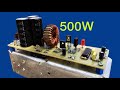 How to make amplifier class d tl494 power 45vdc to 100vdc