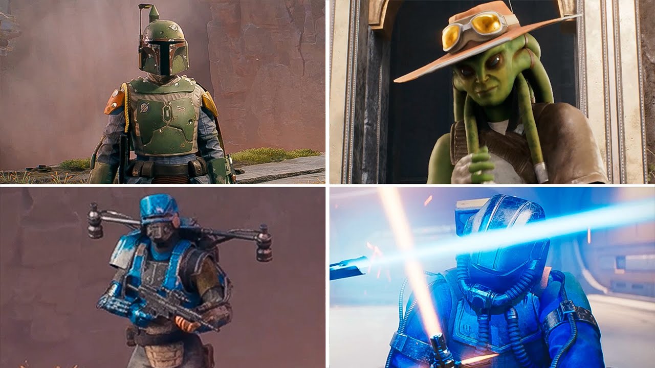 Star Wars Jedi Survivor - Locations & All Bounty Hunters Boss Fights