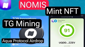 Nomis nft mint | how to mint nomis score nft | aqua protocol nomis task and nft mint | nomis farming