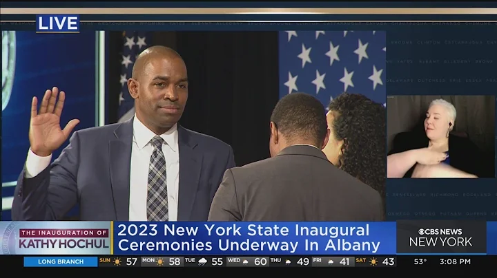 New York Lt. Gov. Antonio Delgado sworn in