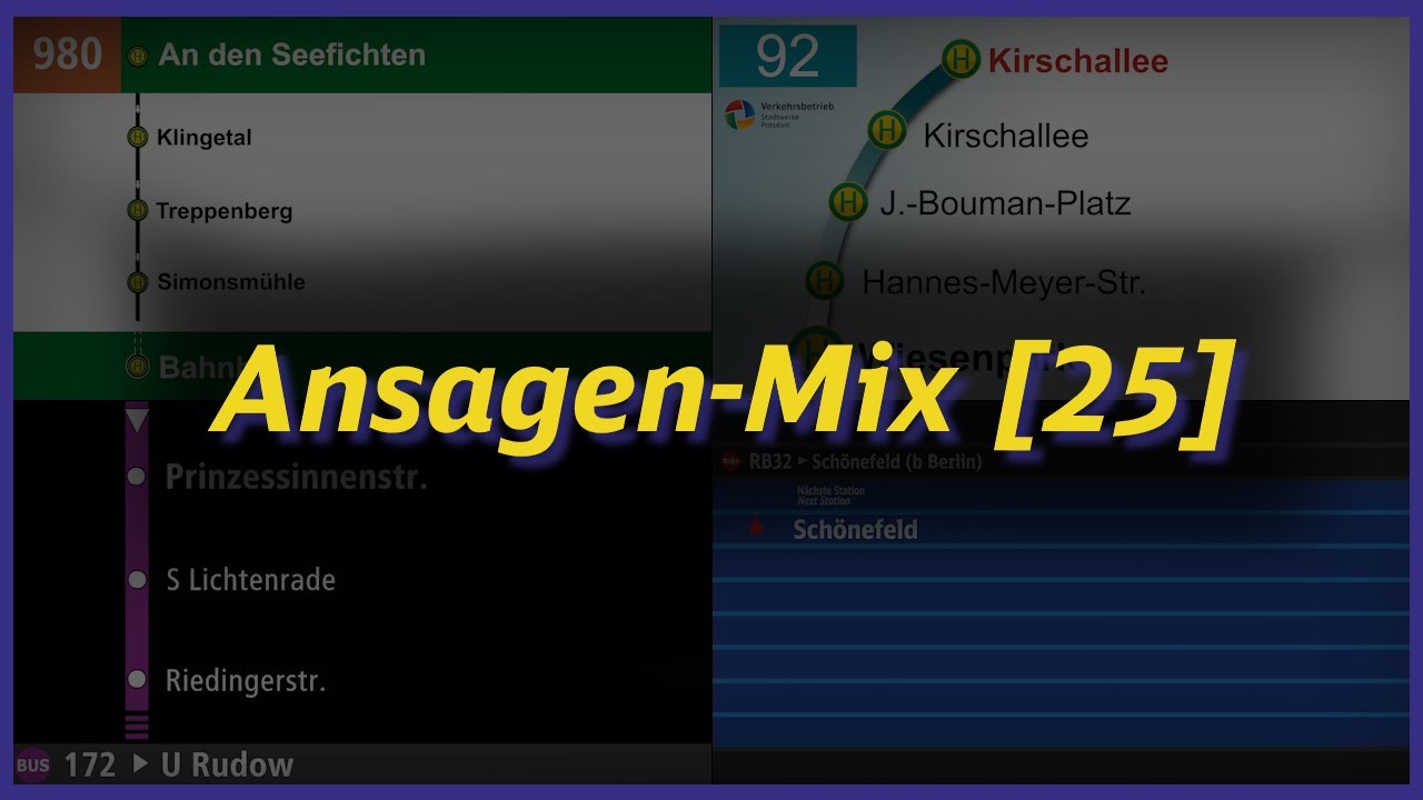 Ansagen-Mix aus dem ÖPNV aus Berlin, Brandenburg, Niedersachsen und Sachsen-Anhalt [25]