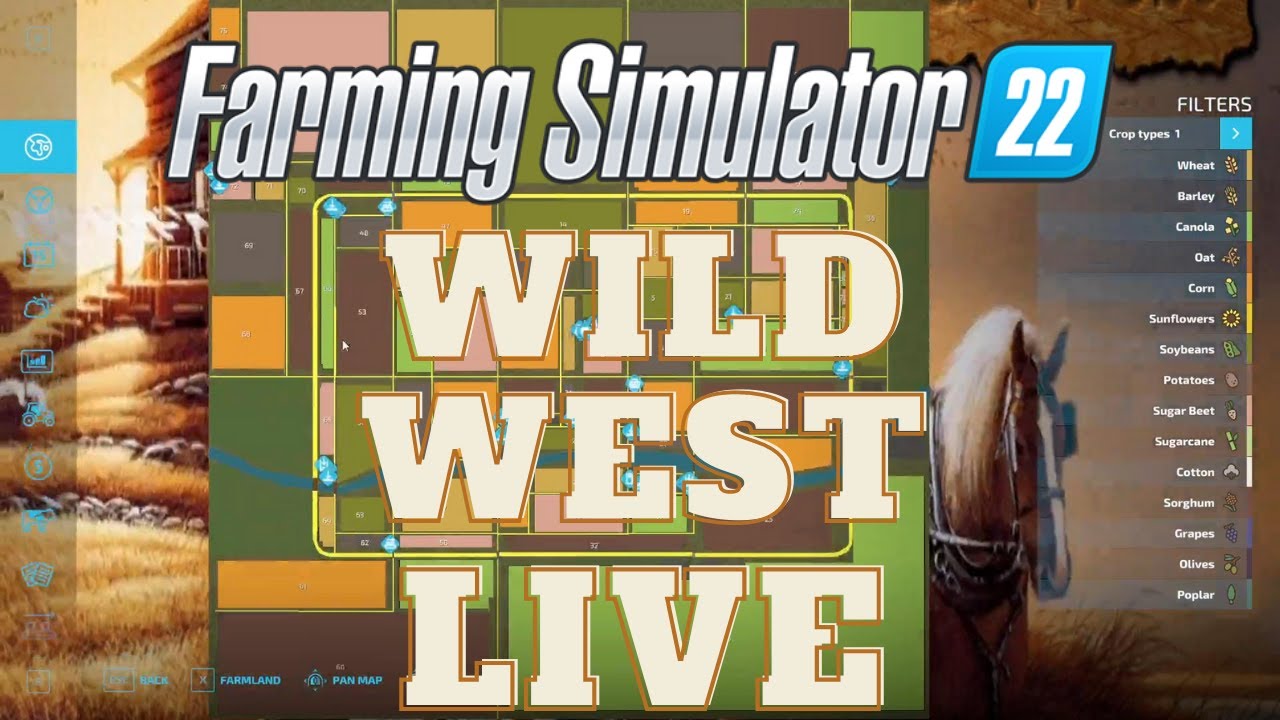 Farming Simulator 22 Live Stream Wild West Map EP 6