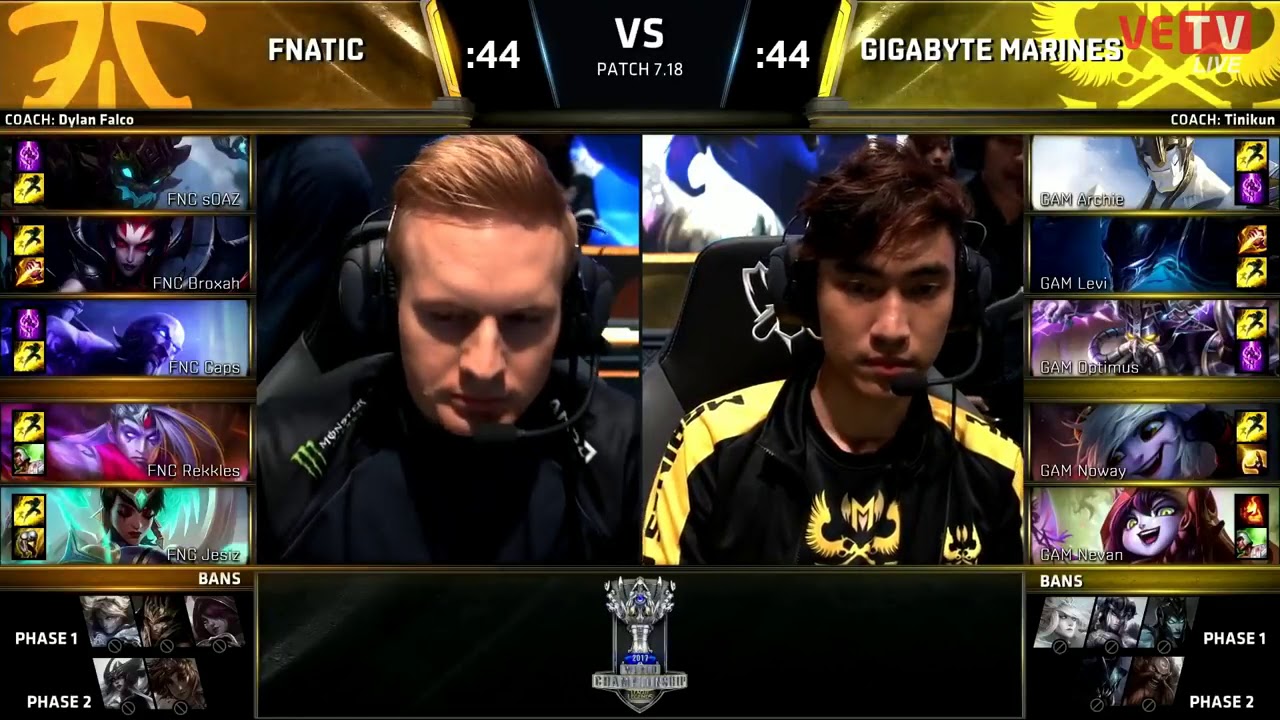 [05.10.2017] FNC vs GAM [Group Stage] [CKTG2017][Bảng B]