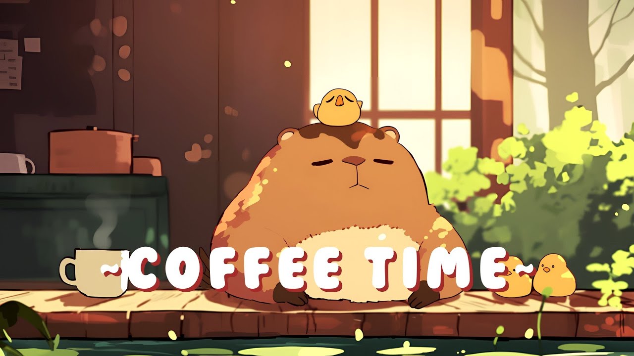 Capybara Lofi Radio | Chill Study Music Mix 📚 🎵