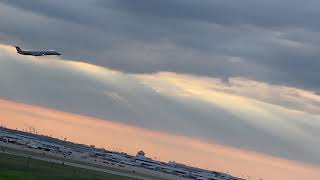 American Airlines e145 departing Cvg airport to philly