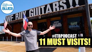 My Top 11 Guitar Shops Worldwide! #podcast