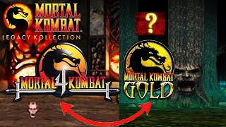 Mortal Kombat Legacy Kollection - Comparing Mk D & Mk4 Arcade Mame.