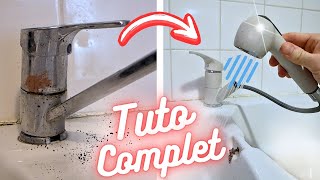 Comment remplacer un robinet de cuisine (pose mitigeur douchette LIDL)