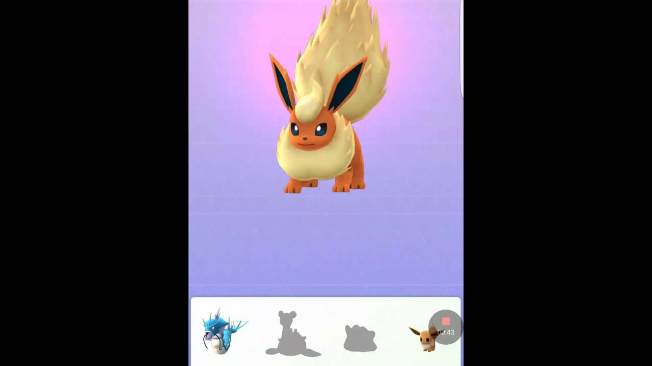 PokémonGO Evoli entwickeln / evolve Flamara