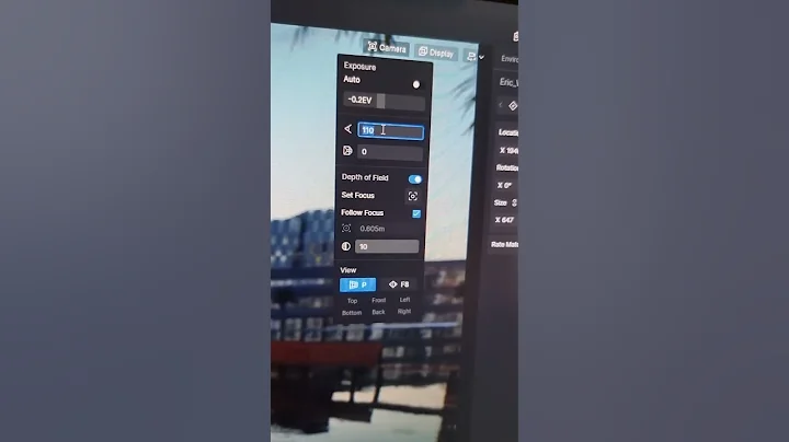 How to Make a Vertigo Effect in D5 Render - Tutorial #shorts