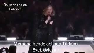 Adele Türk Olduğunu Açıkladı