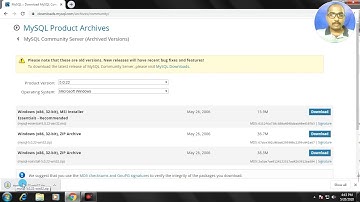 CBSE XII CS  IP - MySql download and Installation (Video Lesson-1)