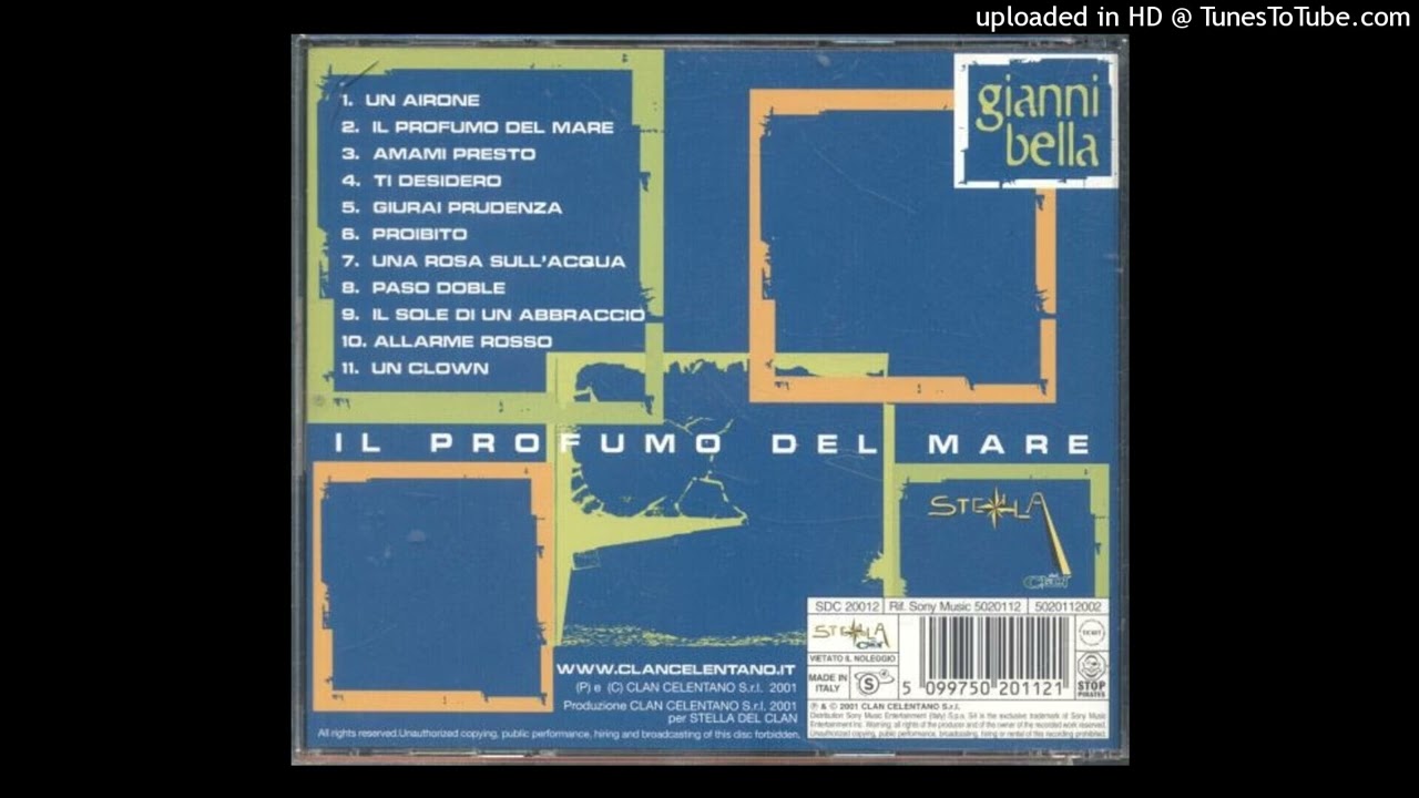 Gianni Bella – Il profumo del mare - YouTube