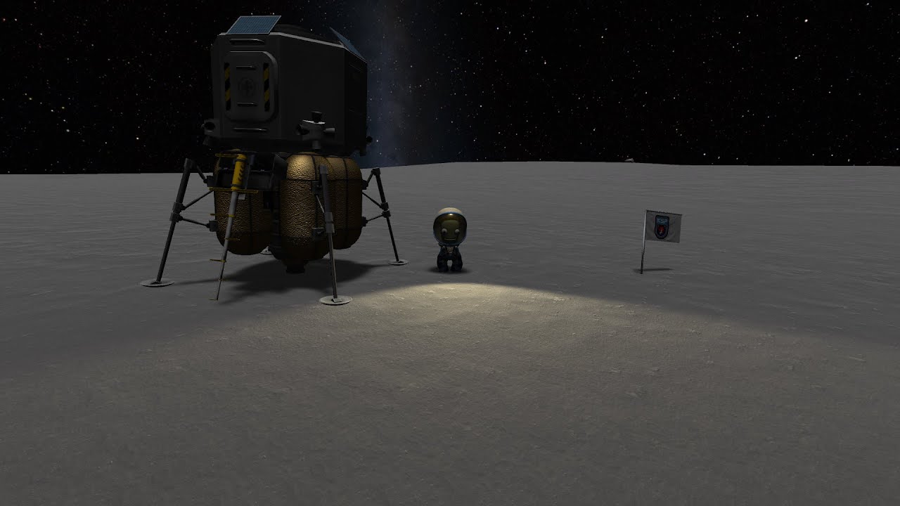 A Beginners Guide to Kerbal Space Program-Episode 5: Landing on the Mun ...
