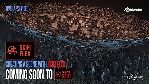 "SCIFI FLEX" TEASER - NEW BLENDER ADD ON for SIMPLE SCIFI PRO!
