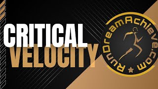 How is Critical Velocity Calculated in Running to Run Faster screenshot 4