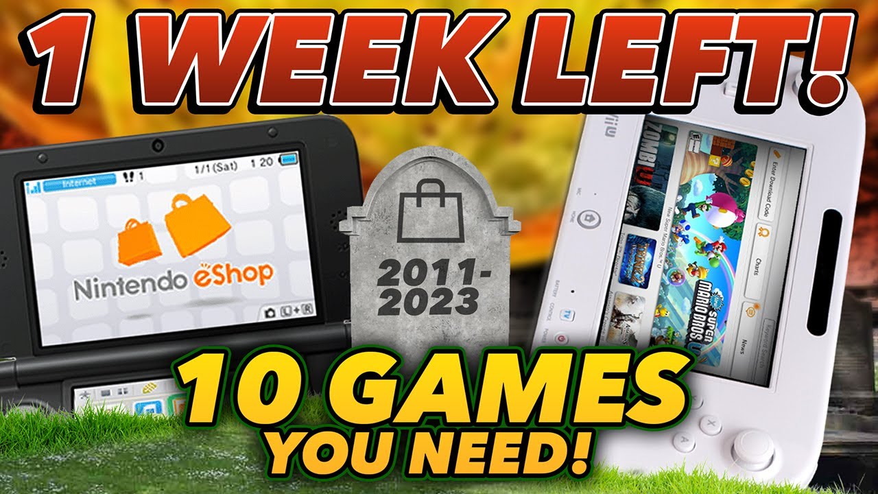 Reminder: 2 weeks remain before 3DS and Wii U eShop cards are