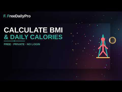 How to Calculate BMI & Daily Calories Online