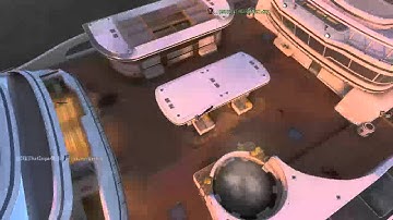 Black Ops II.  Across the map tomahawk.  HAIL MARY