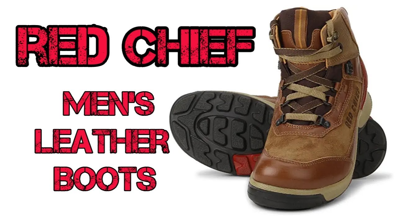 redchief men's leather boots