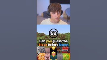Can you Guess the block before donut.😀 #donutsmp #minecraft #viral #shorts