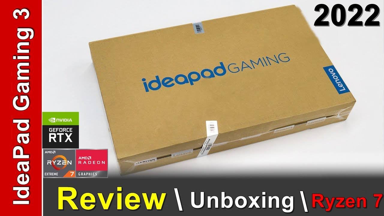 Lenovo IdeaPad Gaming 3 15ACH6 Review | AMD Ryzen 7 | Unboxing