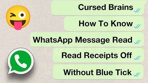 How To Know If Your WhatsApp Message Was Read Even With Blue Ticks(Read Receipt) Turned Off