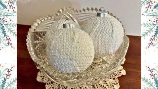 Knit a Christmas Bauble/Ball! DPNs!